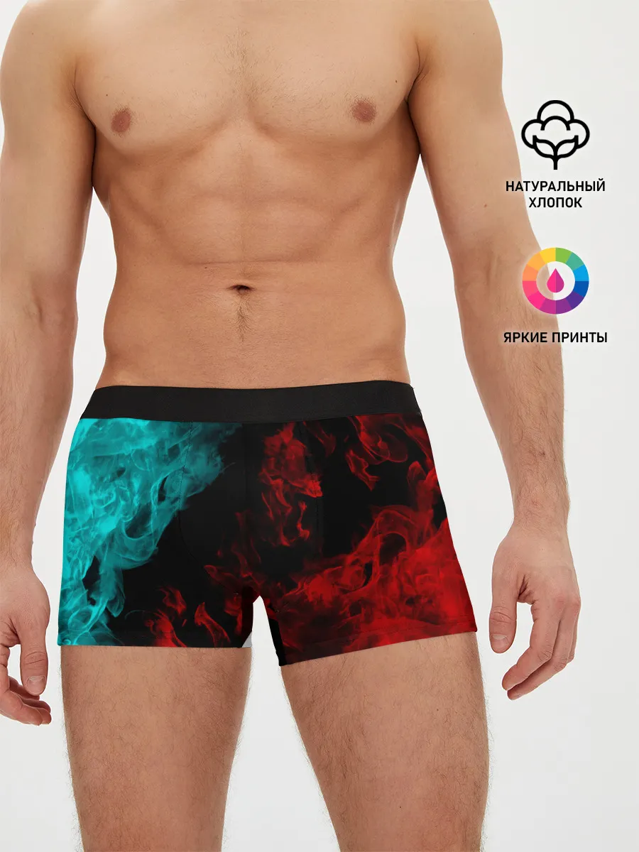 Мужские трусы боксеры / НЕОНОВЫЙ ОГОНЬ
