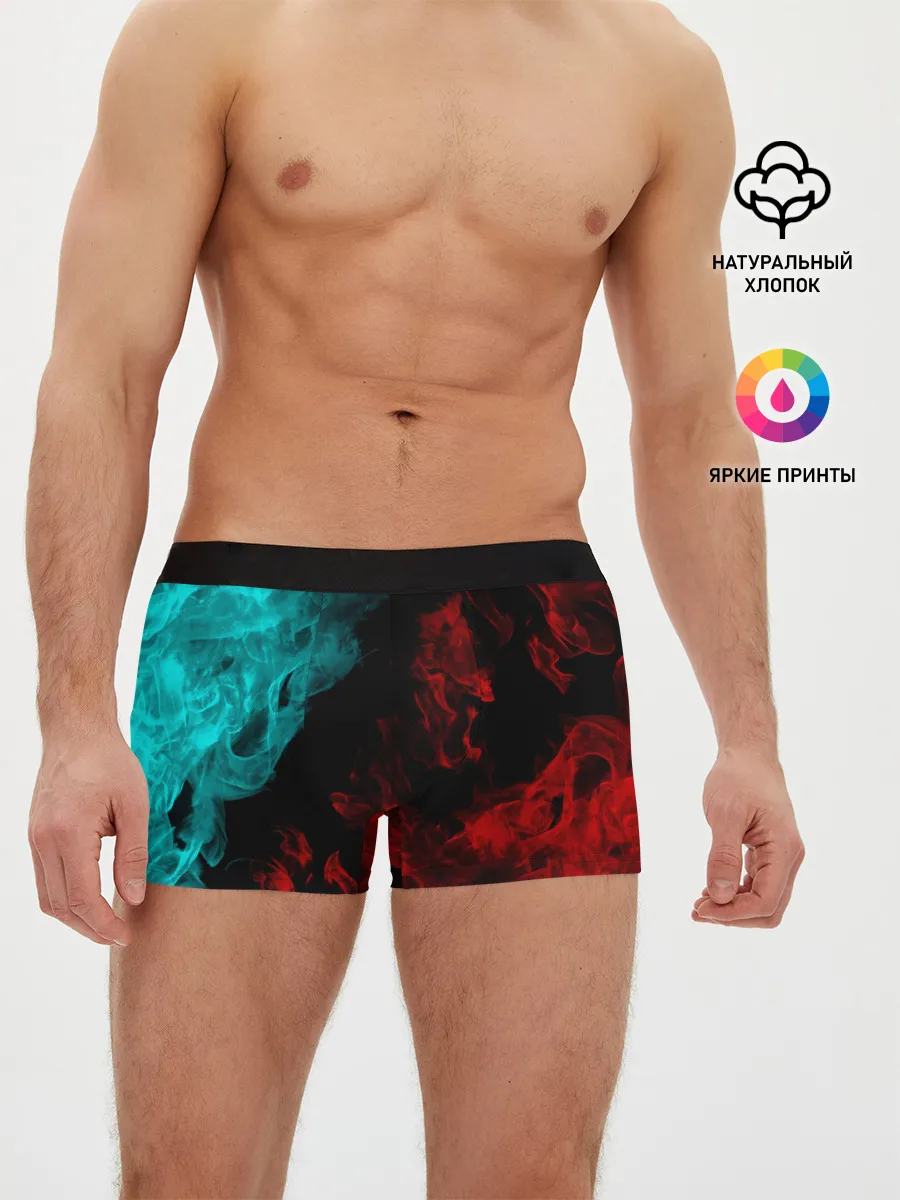 Мужские трусы боксеры / НЕОНОВЫЙ ОГОНЬ