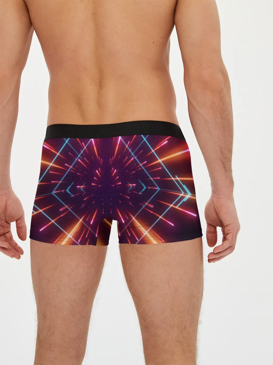 Мужские трусы боксеры / SYNTHWAVE / RETROWAVE