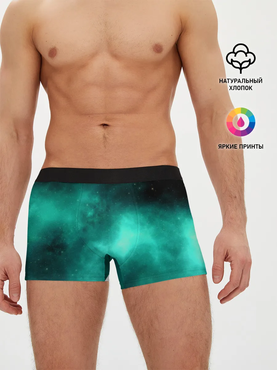 Мужские трусы боксеры / НЕОНОВЫЙ КОСМОС