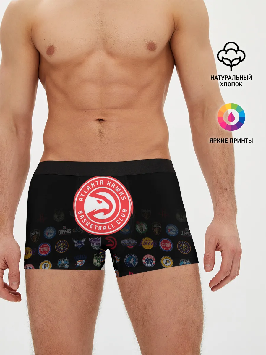 Мужские трусы боксеры / Atlanta Hawks