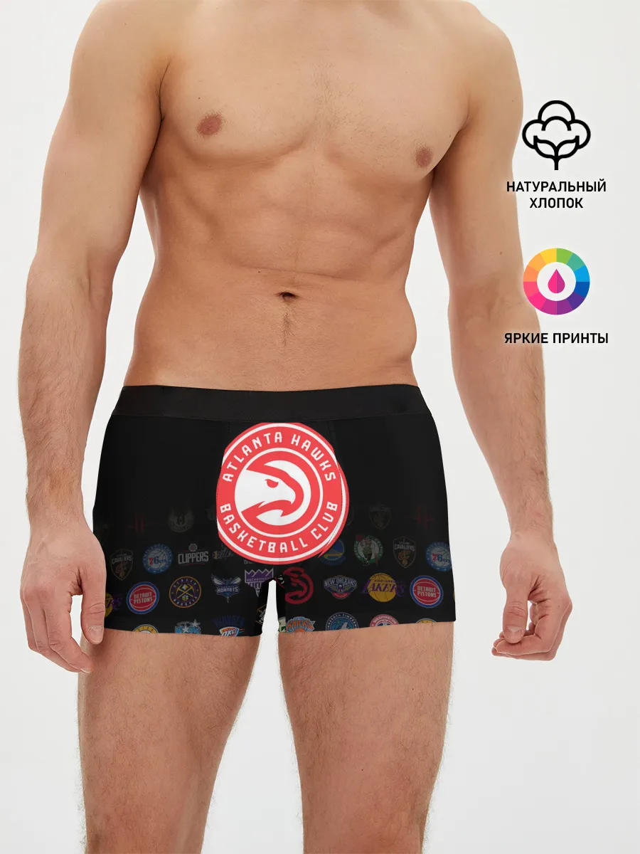 Мужские трусы боксеры / Atlanta Hawks