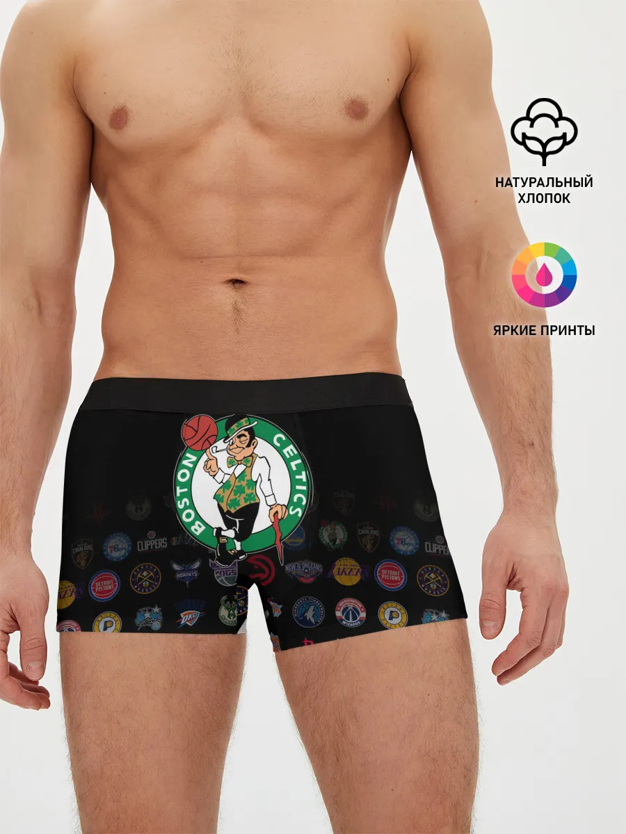 Мужские трусы боксеры / Boston Celtics