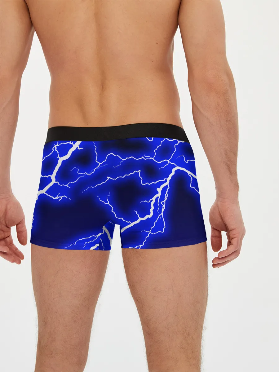 Мужские трусы боксеры / СИНИЕ МОЛНИИ