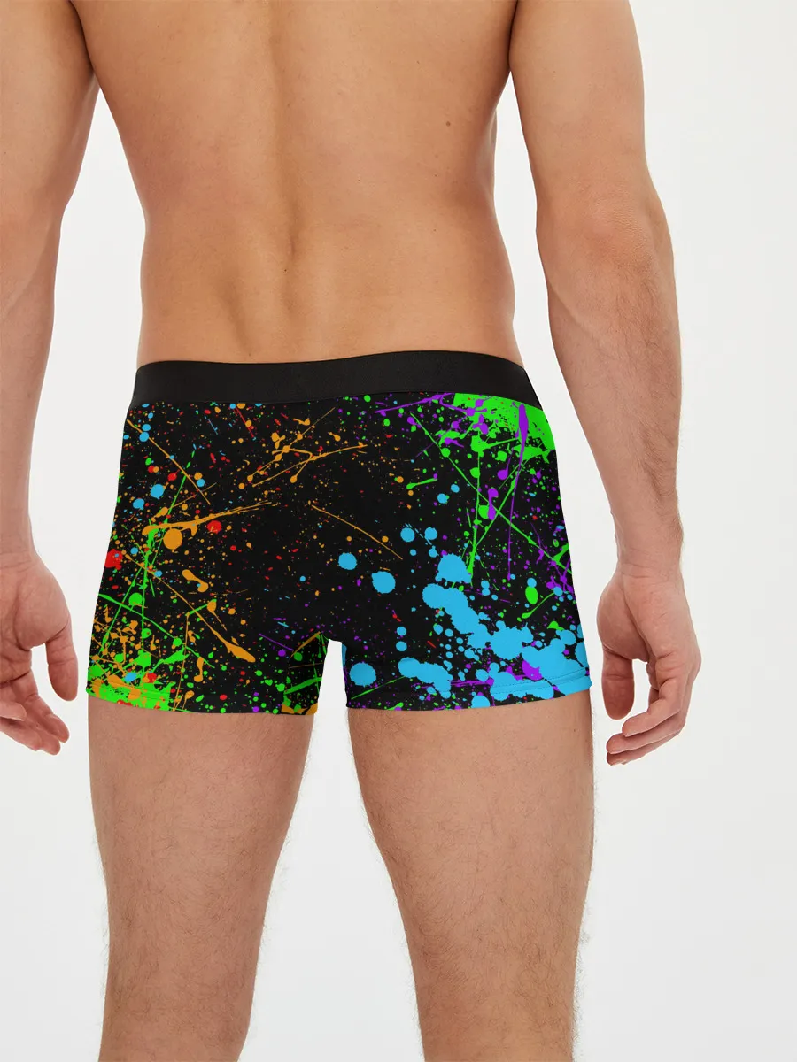 Мужские трусы боксеры / БРЫЗГИ КРАСОК