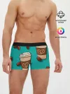 Мужские трусы боксеры / Я ЛЮБЛЮ КОФЕ | I LOVE COFFEE