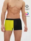 Мужские трусы боксеры / BLACK YELLOW | ЧЕРНО ЖЕЛТЫЙ