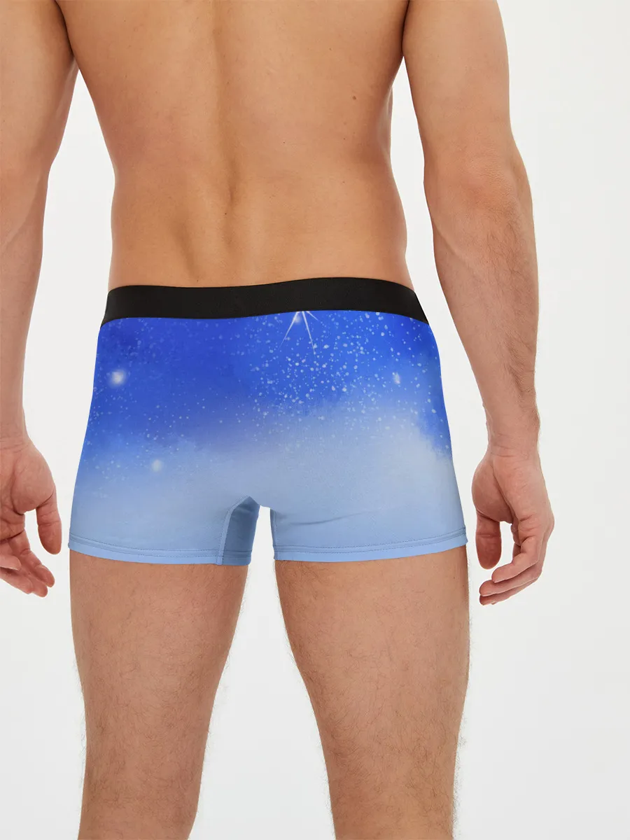 Мужские трусы боксеры / Кот и космос