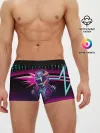 Мужские трусы боксеры / НЕОНОВЫЙ ГОНЩИК