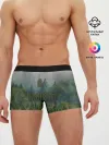 Мужские трусы боксеры / Лес мой храм