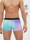 Мужские трусы боксеры / небесно голубой градиентный