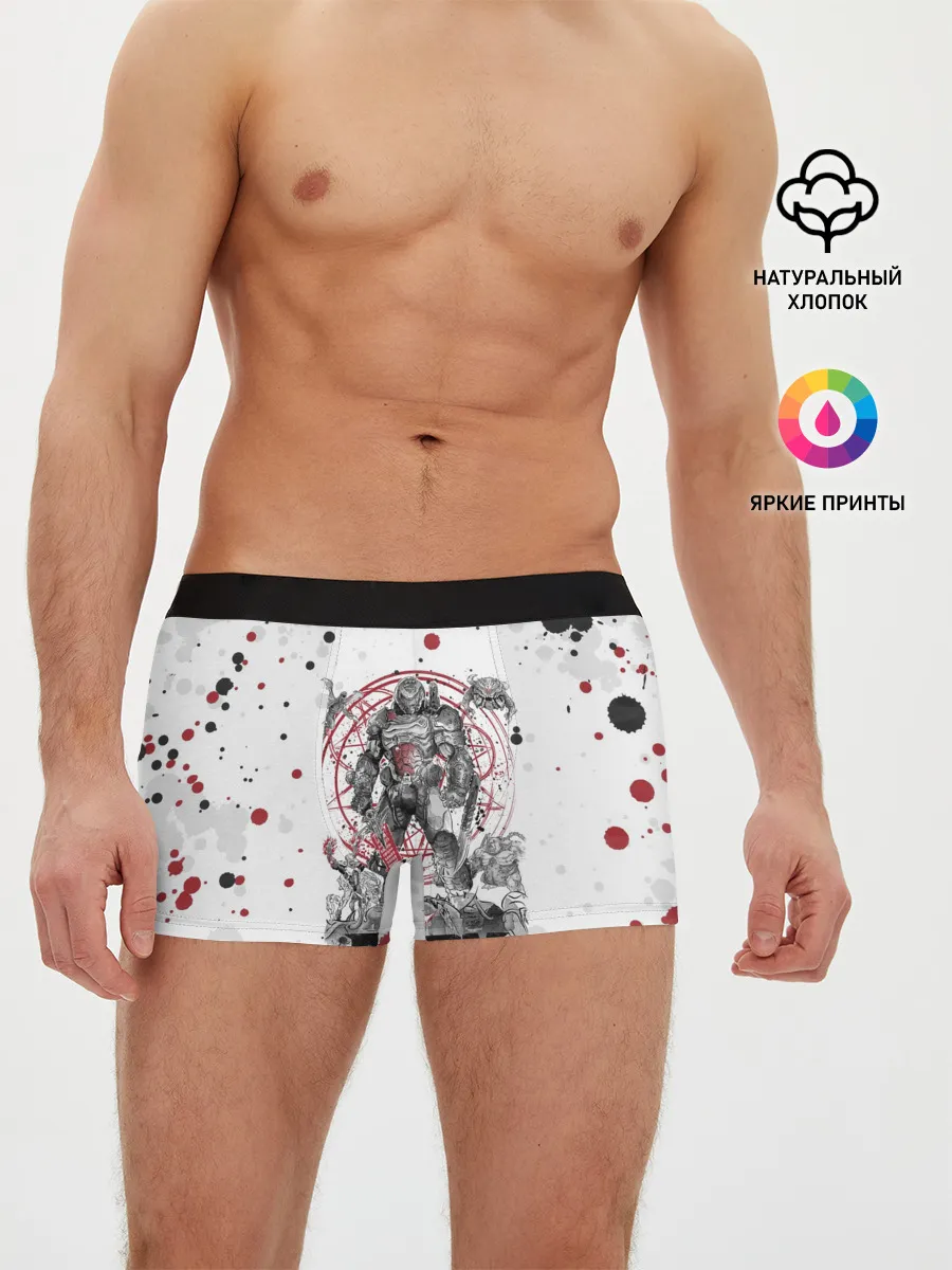 Мужские трусы боксеры / Doom