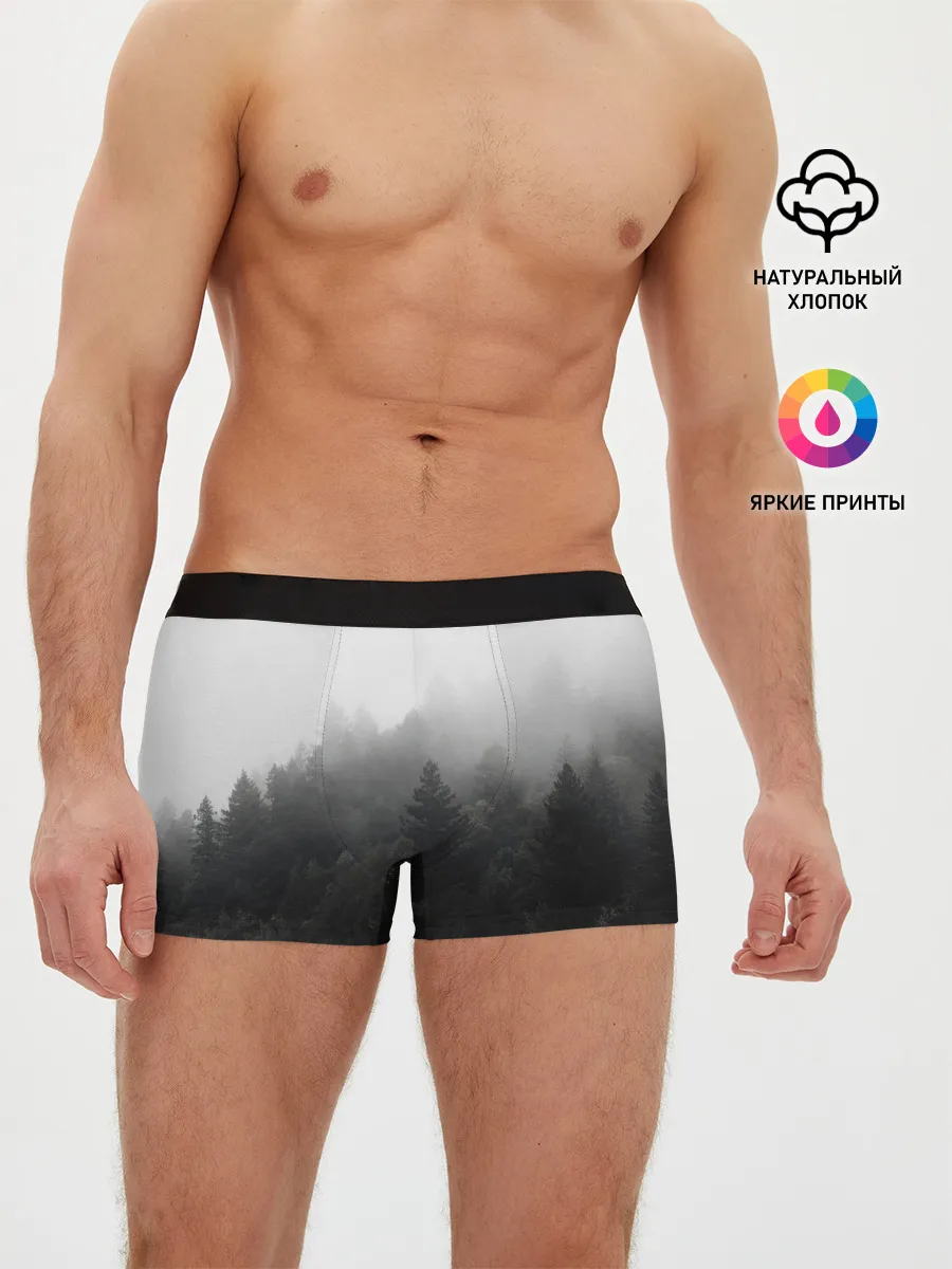 Мужские трусы боксеры / Лес