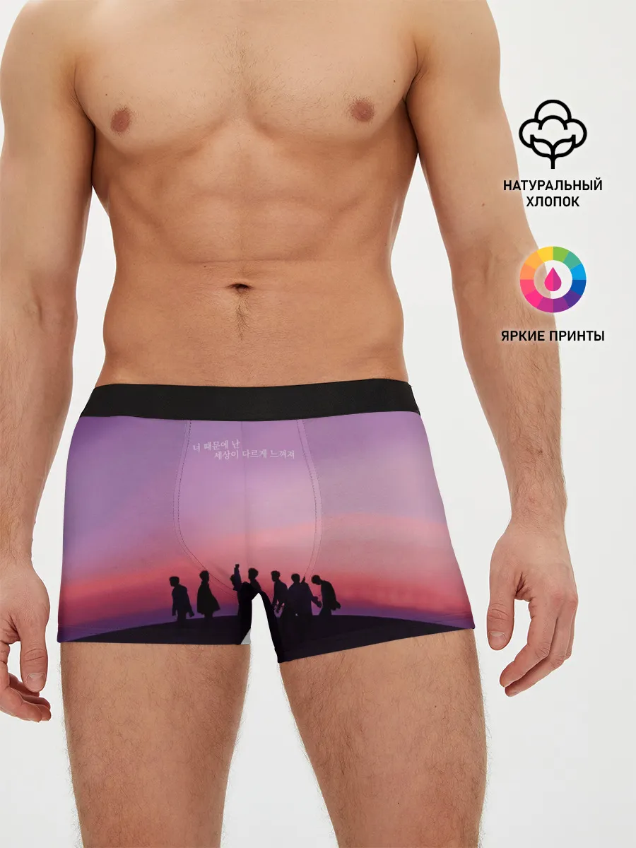Мужские трусы боксеры / BTS