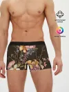 Мужские трусы боксеры / цветы