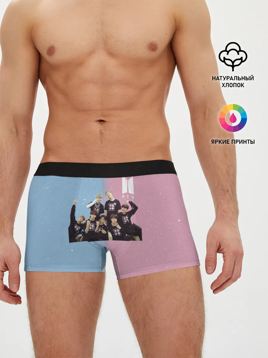 Мужские трусы боксеры / BTS