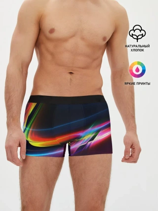Мужские трусы боксеры / NEON STRIPES