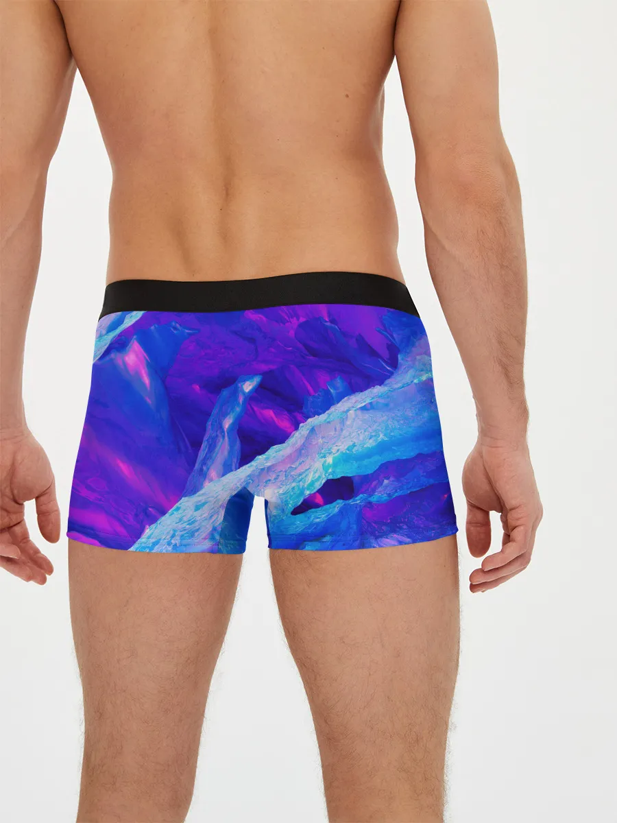 Мужские трусы боксеры / ЛЕДЯНОЙ НЕОН