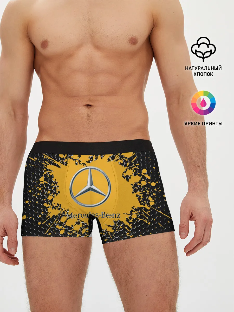 Мужские трусы боксеры / mercedes