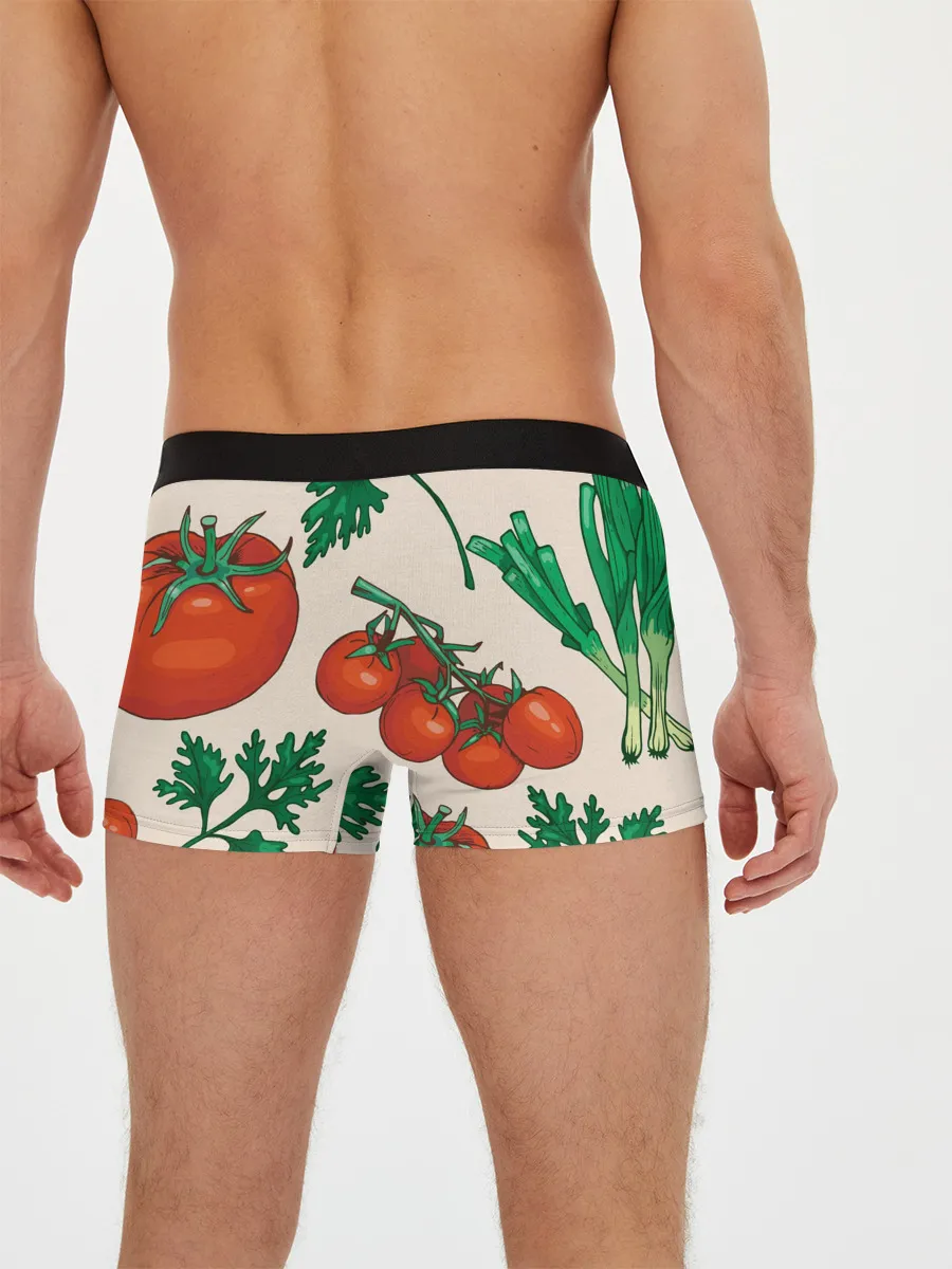 Мужские трусы боксеры / Летние овощи