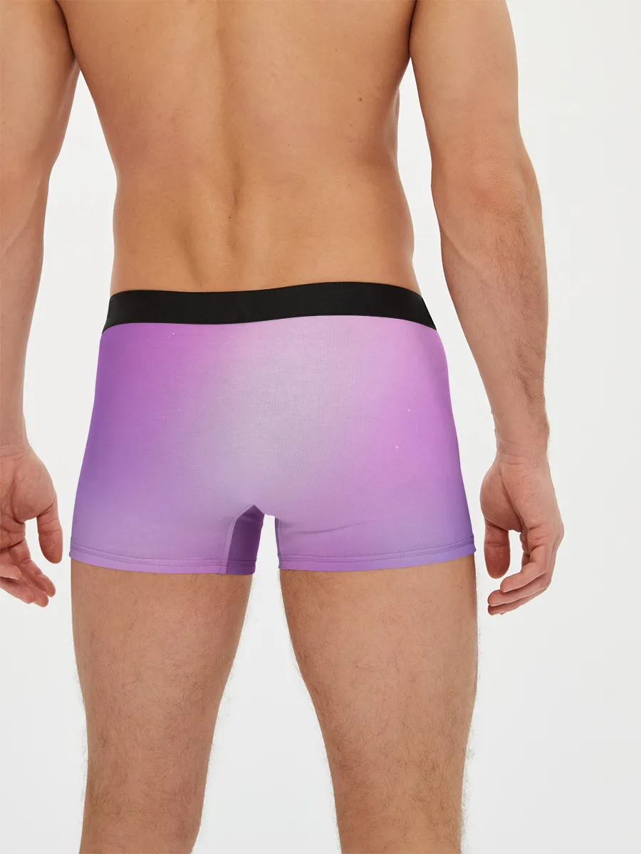 Мужские трусы боксеры / Нежный фиолет