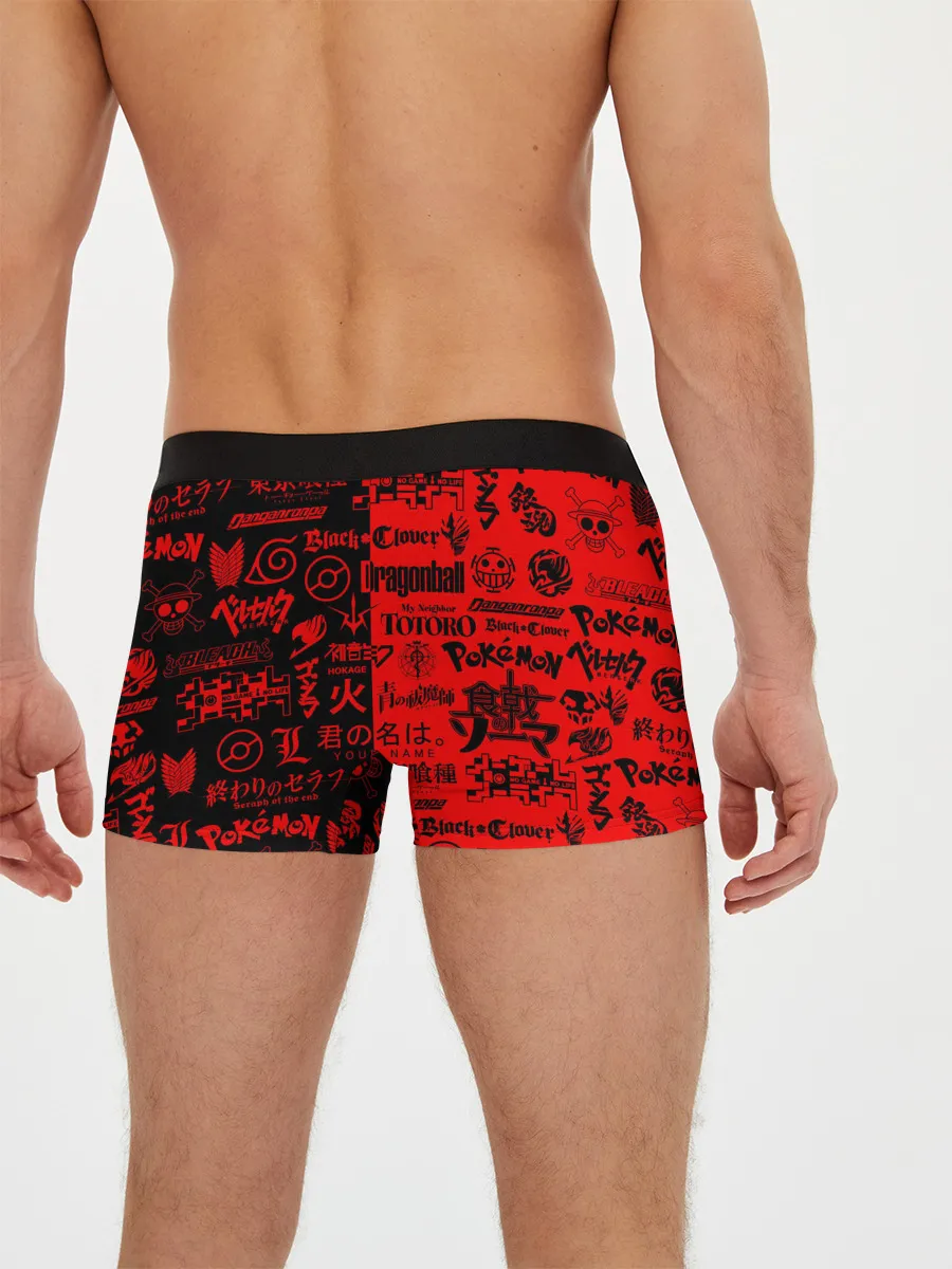 Мужские трусы боксеры / ЛОГОТИПЫ АНИМЕ