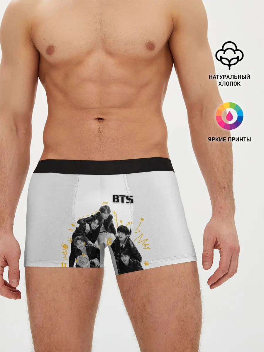 Мужские трусы боксеры / BTS