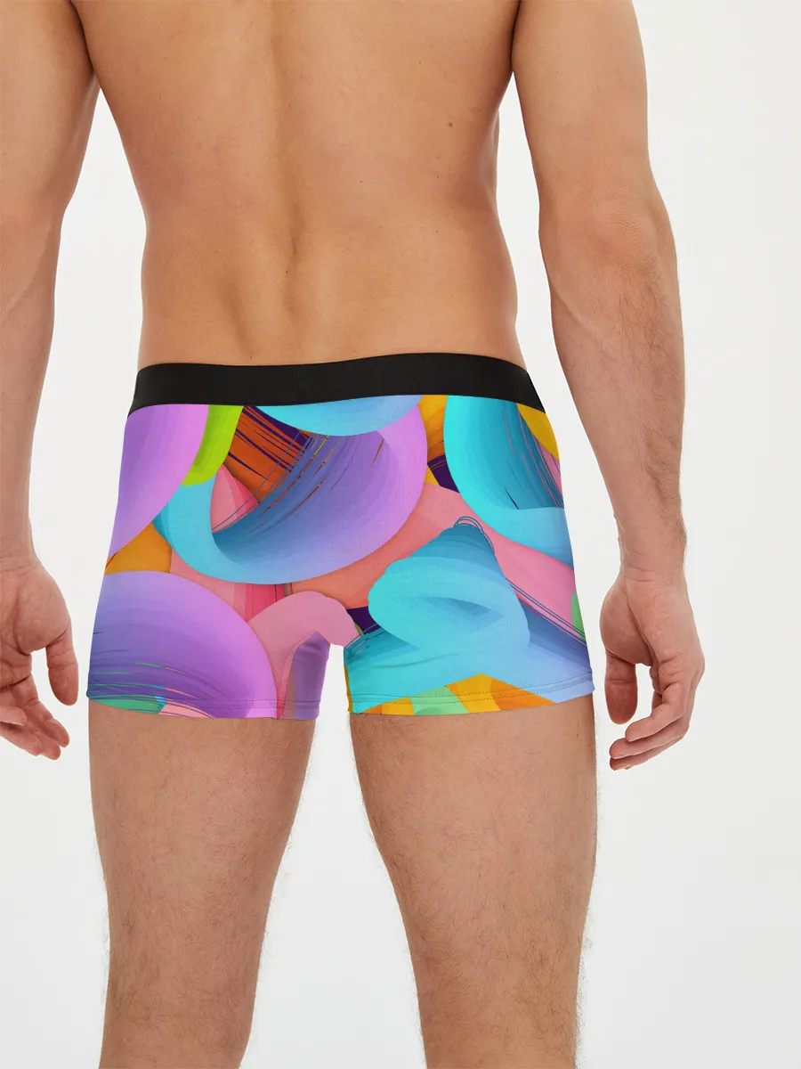 Мужские трусы боксеры / абстракция