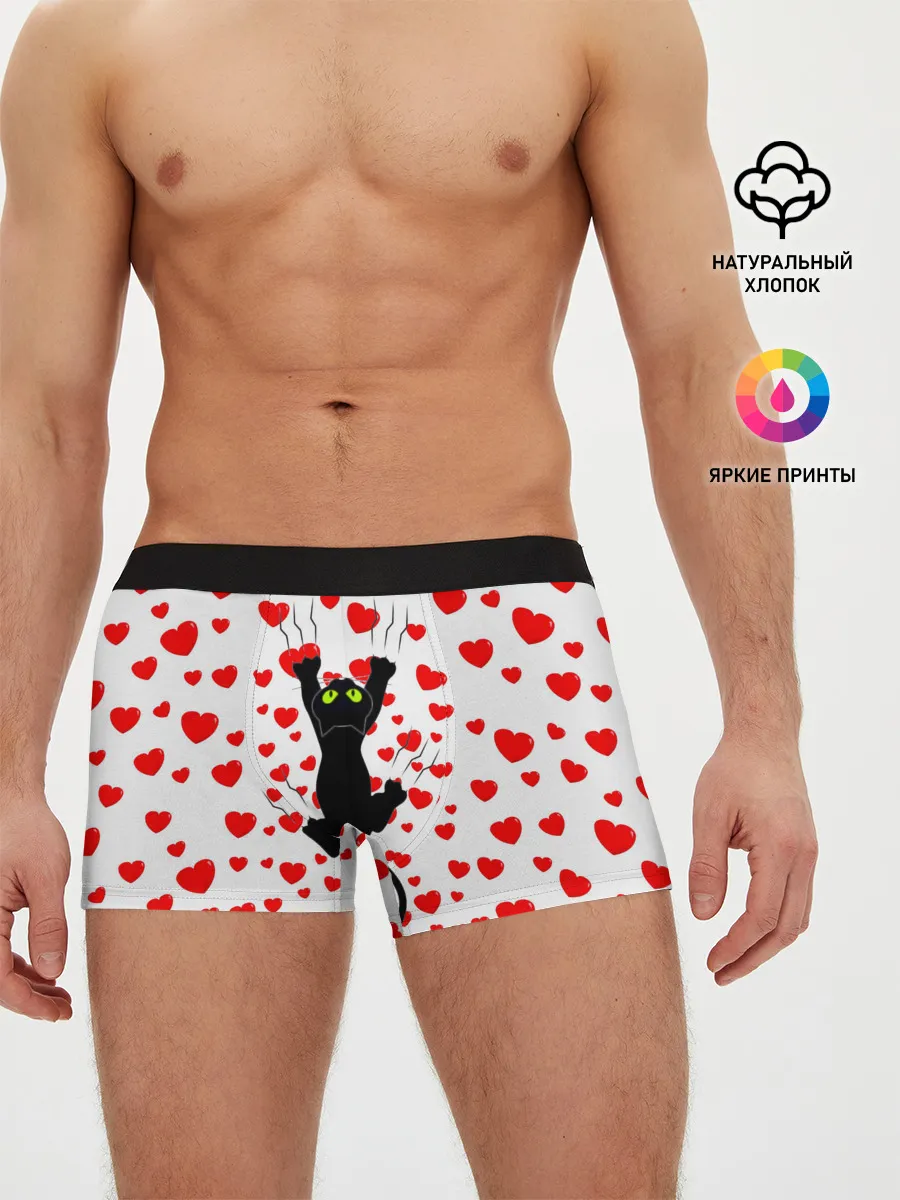 Мужские трусы боксеры / Котейка
