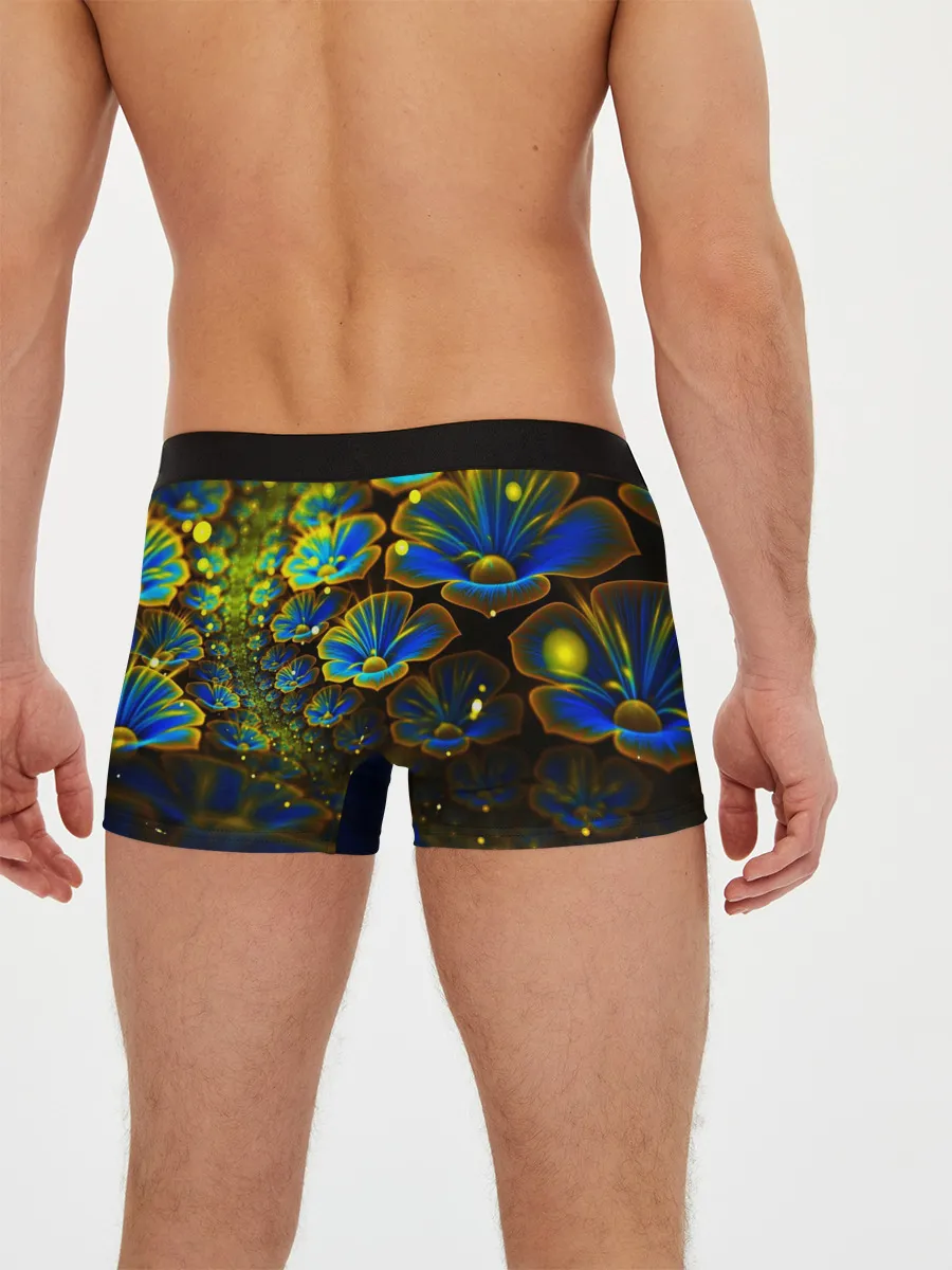 Мужские трусы боксеры / Ночные Цветочки