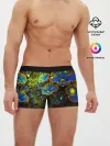 Мужские трусы боксеры / Ночные Цветочки