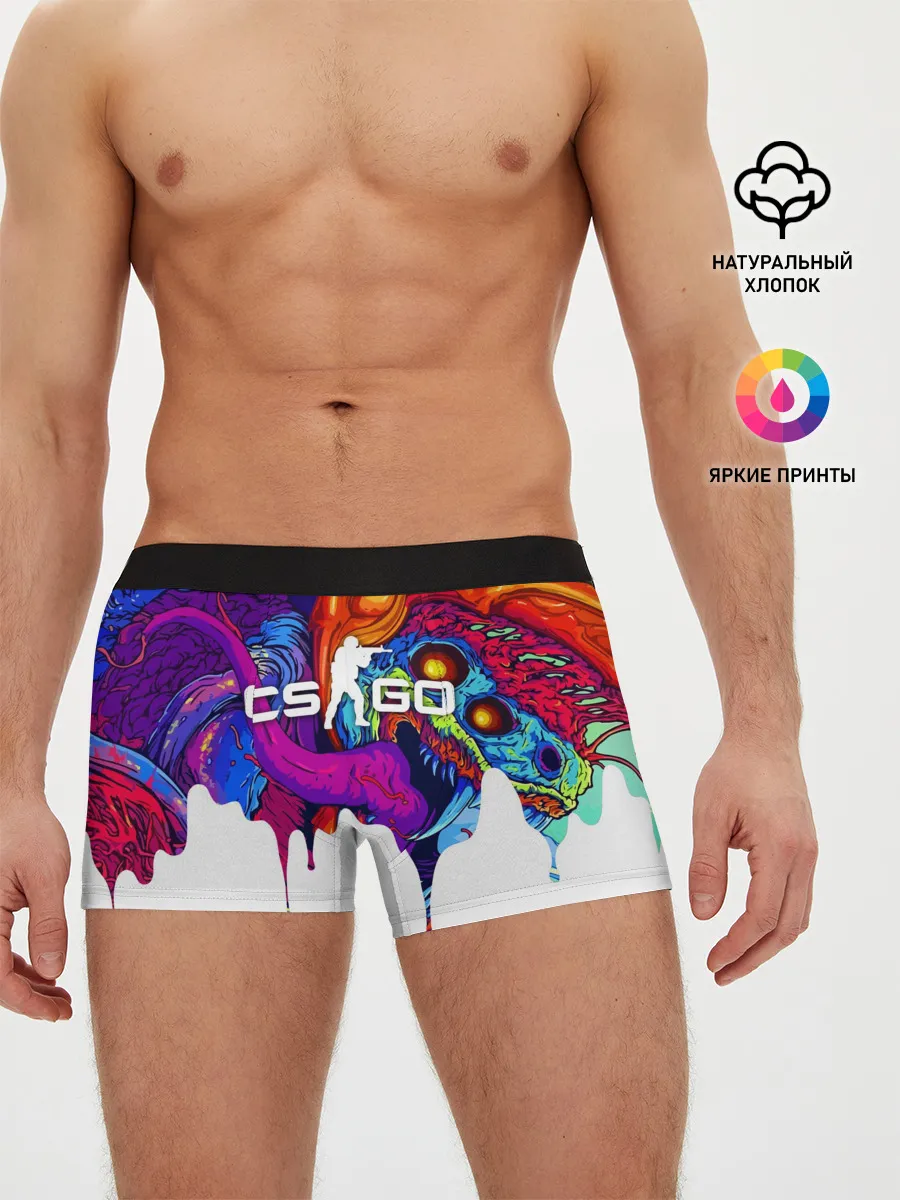 Мужские трусы боксеры / CS GO HYPER BEAST