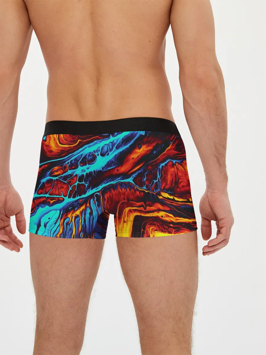 Мужские трусы боксеры / CS GO STRIPES FLAME | КС ГО ПЛАМЯ