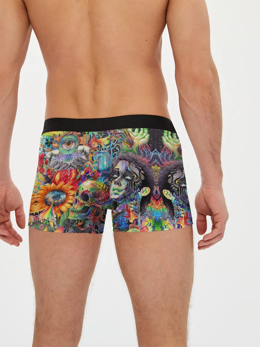 Мужские трусы боксеры / Психоделическое искусство