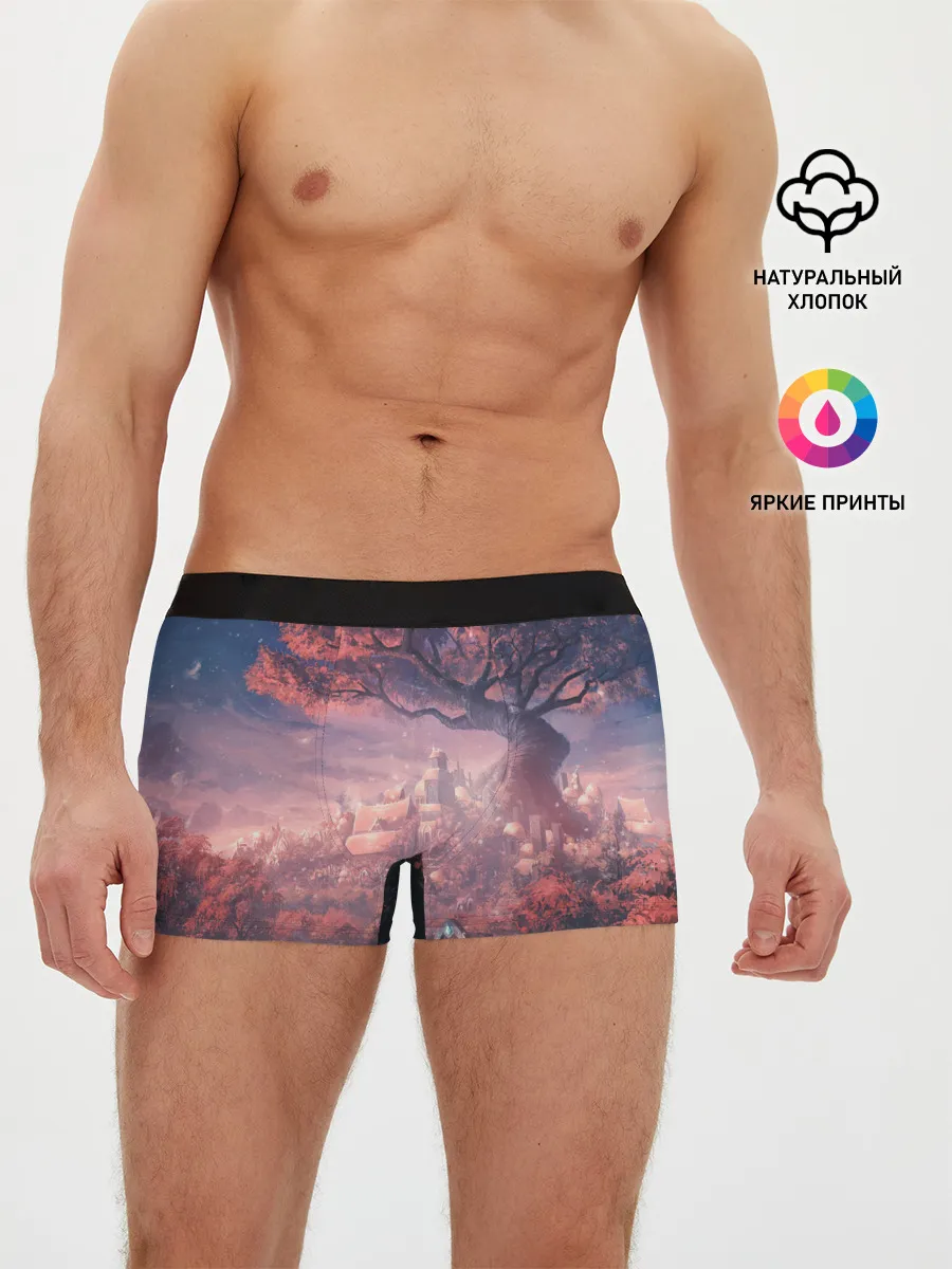 Мужские трусы боксеры / Anime art tree