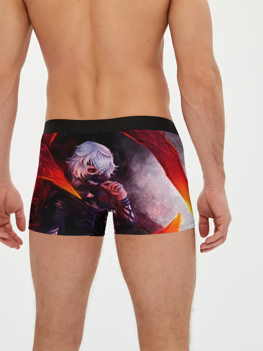 Мужские трусы боксеры / Ken Kaneki красные жала