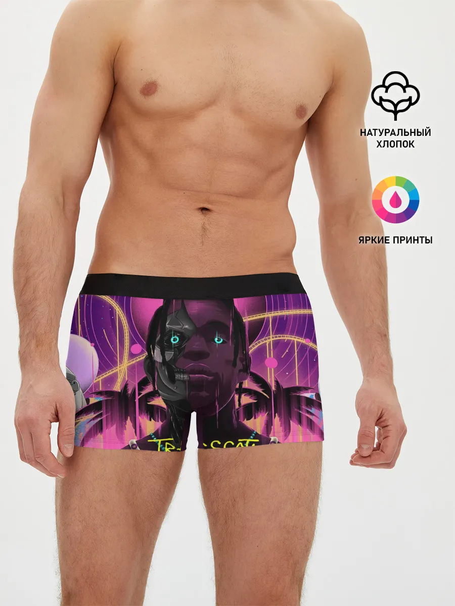 Мужские трусы боксеры / TRAVIS SCOTT+FORTNITE