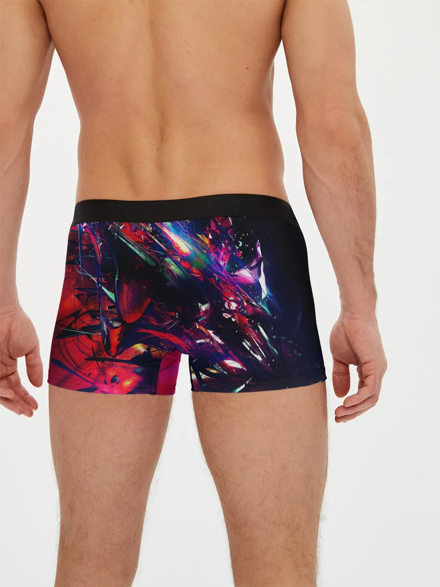 Мужские трусы боксеры / DIGITAL STRIPES