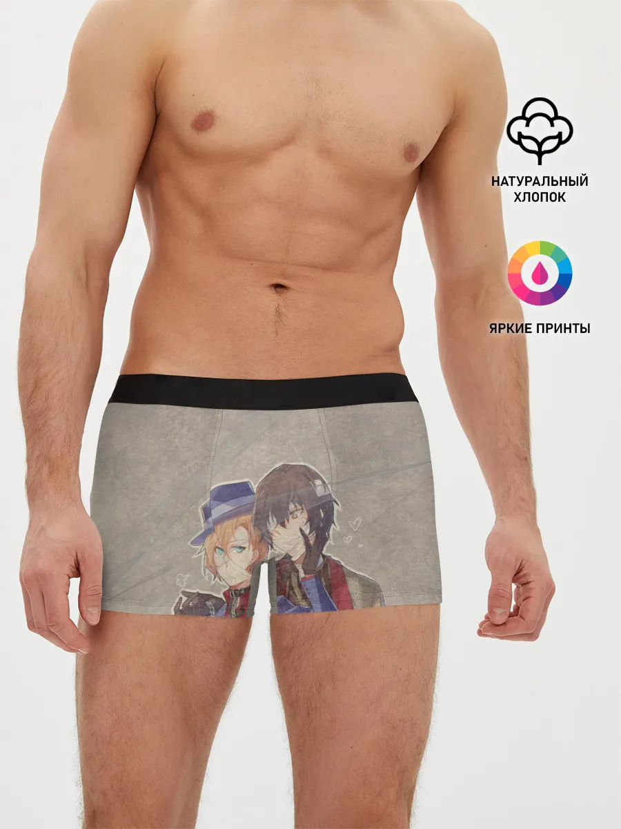 Мужские трусы боксеры / Дазай и чуя
