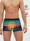 Мужские трусы боксеры / Закат Лес