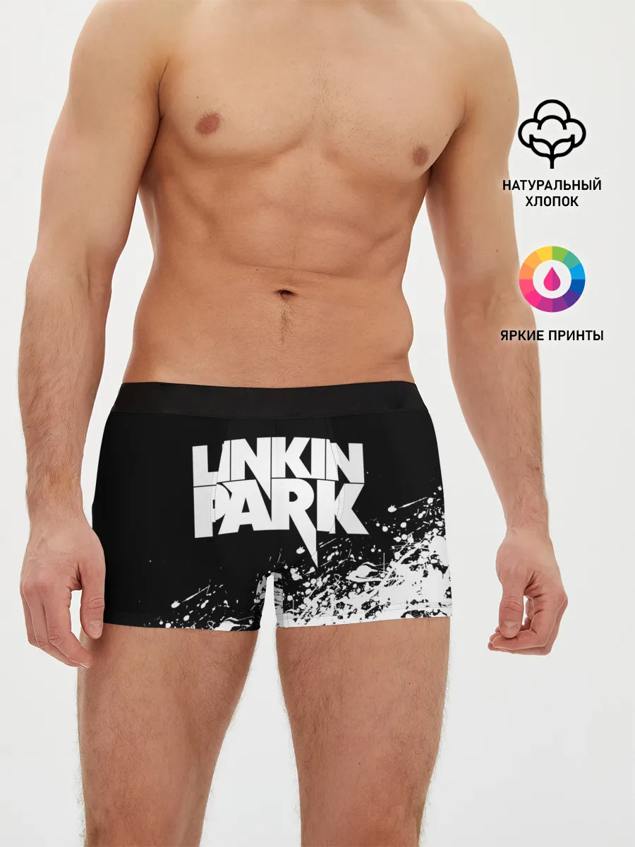 Мужские трусы боксеры / LINKIN PARK [4]
