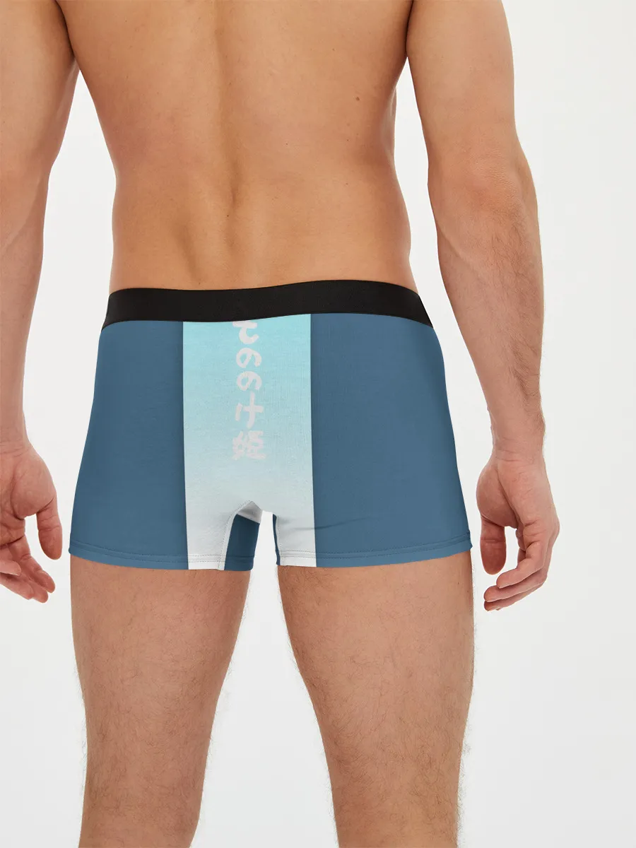 Мужские трусы боксеры / Mononoke голубое небо