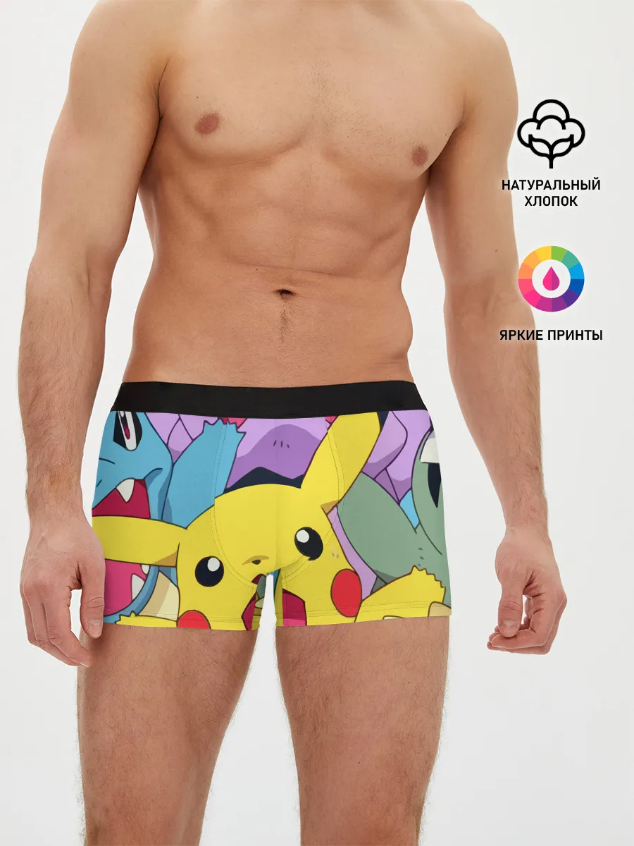 Мужские трусы боксеры / Pokemon bros