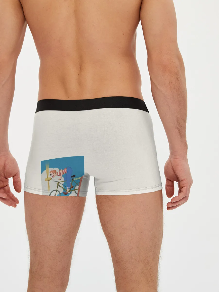 Мужские трусы боксеры / Kiki’s Delivery Service на метле