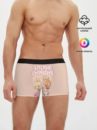 Мужские трусы боксеры / Animal Crossing