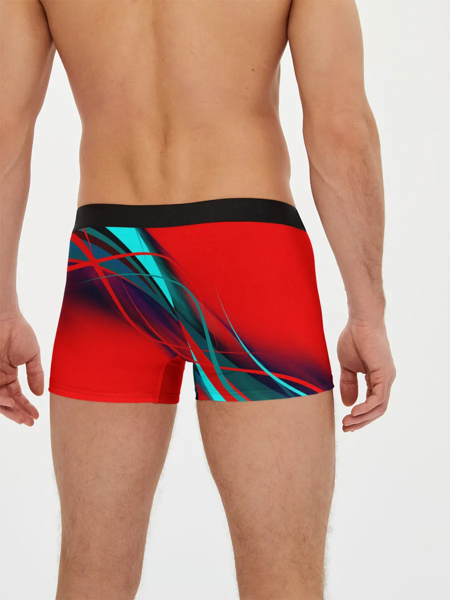 Мужские трусы боксеры / GEOMETRY STRIPES