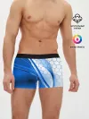 Мужские трусы боксеры / ABSTRACT BLUE