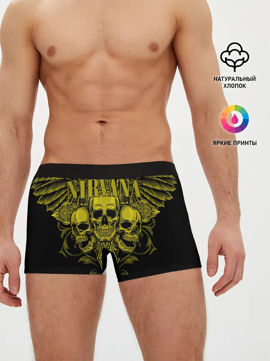 Мужские трусы боксеры / Nirvana