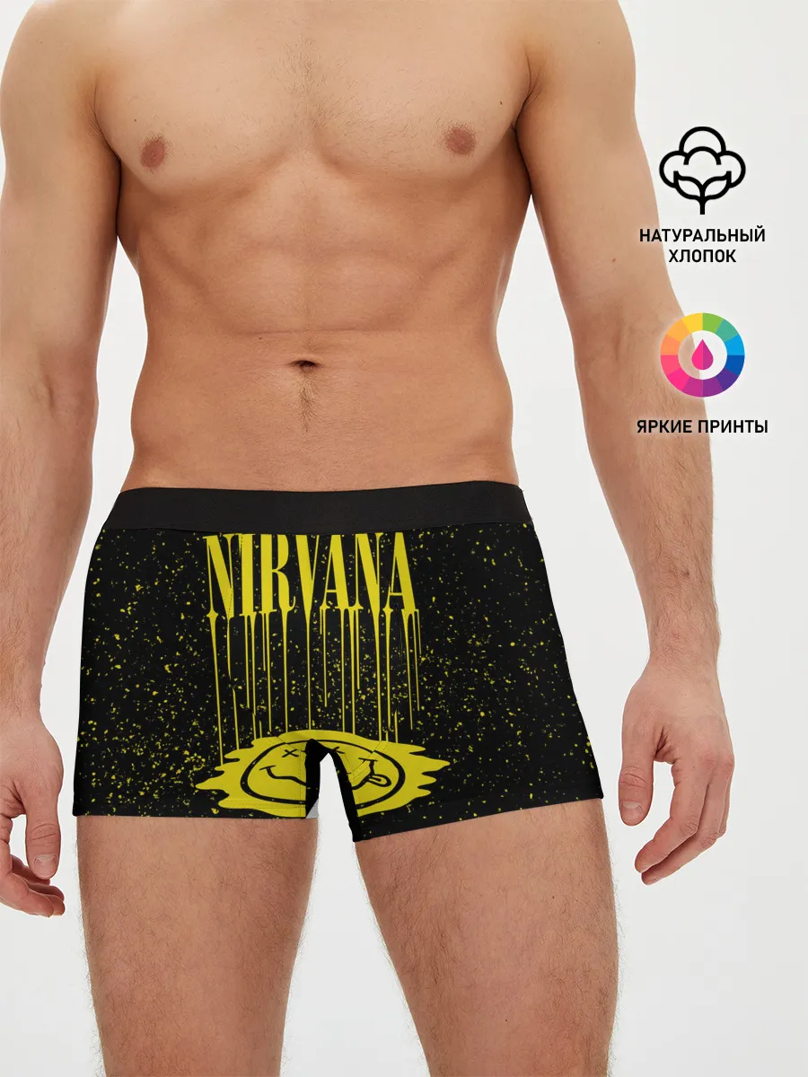 Мужские трусы боксеры / Nirvana