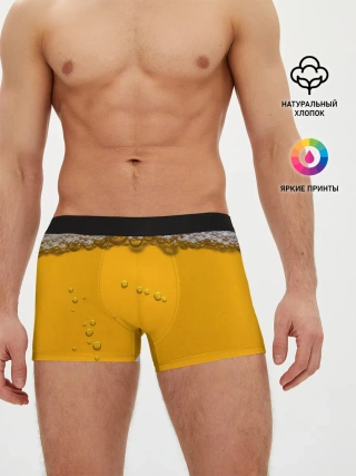 Мужские трусы боксеры / ПИВНОЕ СЧАСТЬЕ